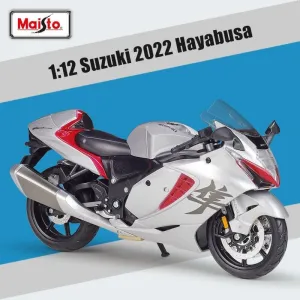 1:12 Suzuki 2022 Hayabusa Motorcycle Alloy Car