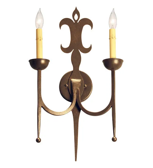 14"W San Simone 2 Lt Wall Sconce