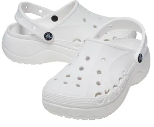 Authentic Crocs Baya Platform Clog - White