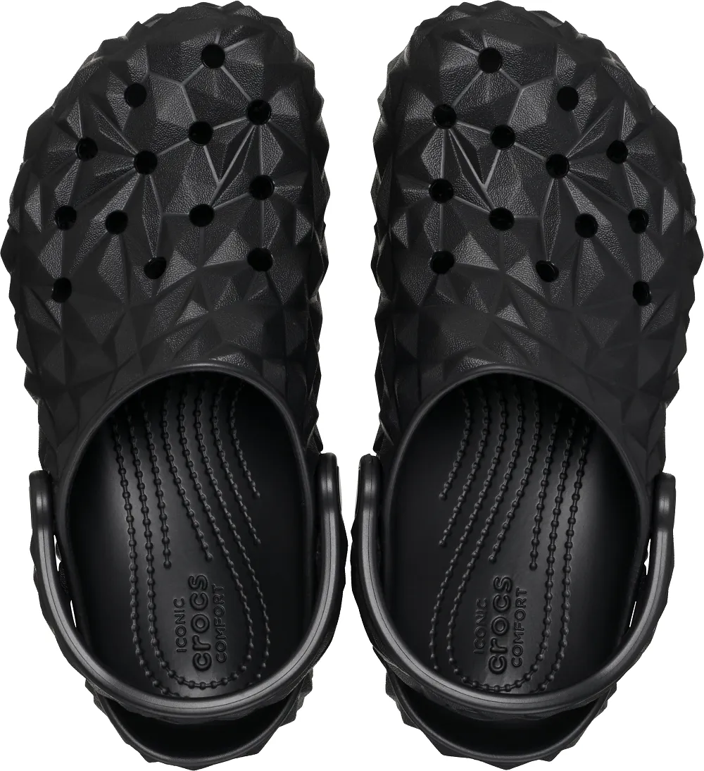 Authentic Crocs Classic Geometric Clog - Black