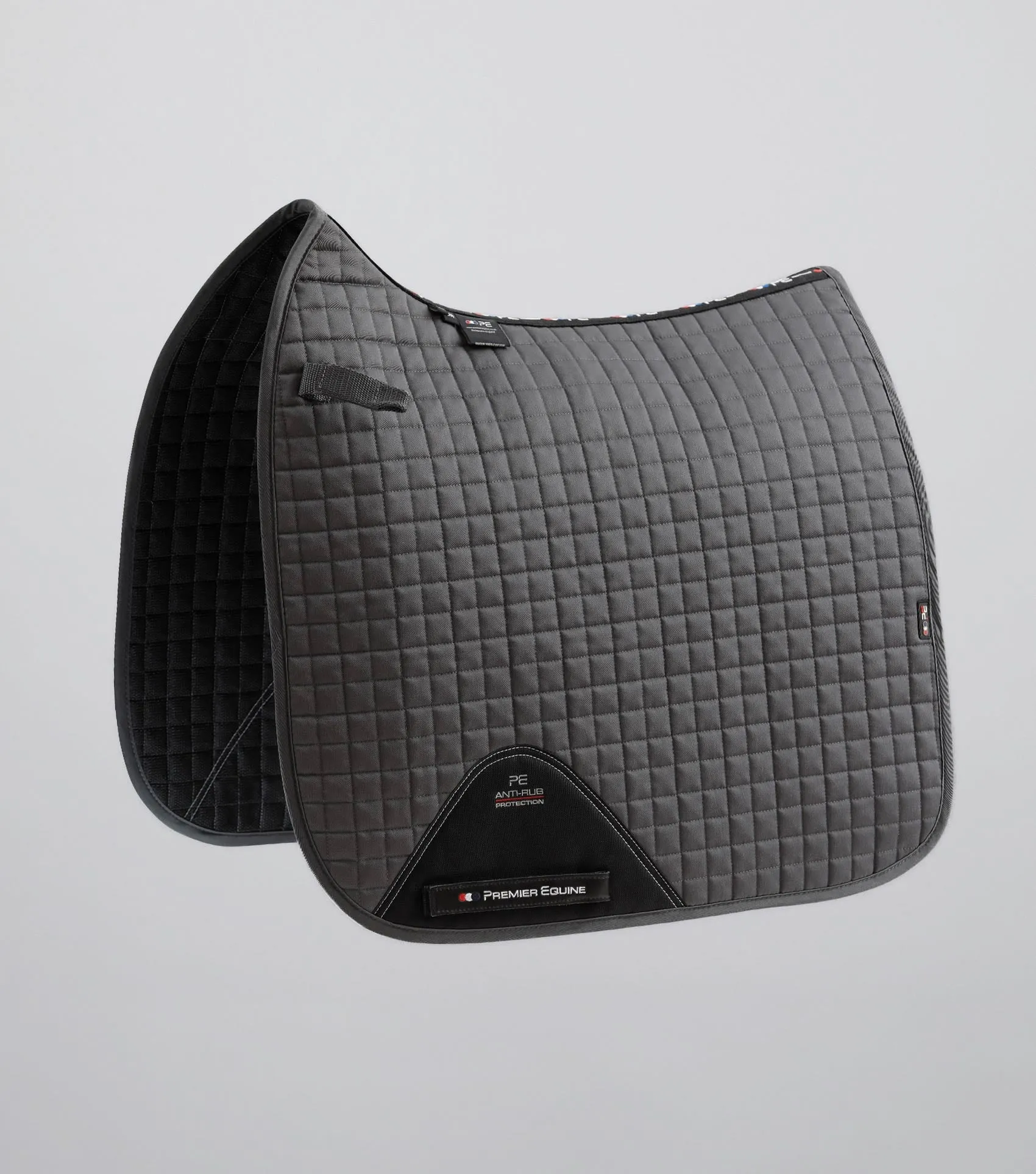 Close Contact Cotton Dressage Saddle Pad Grey