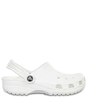 Crocs Classic Clogs Roomy Fit Sandals - White