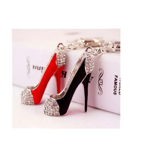 Diamante Key Ring - High Heeled Shoe