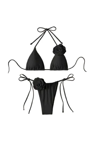 Flor Bikini (Black)