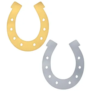 Foil Horseshoe Cutouts 8 Ct