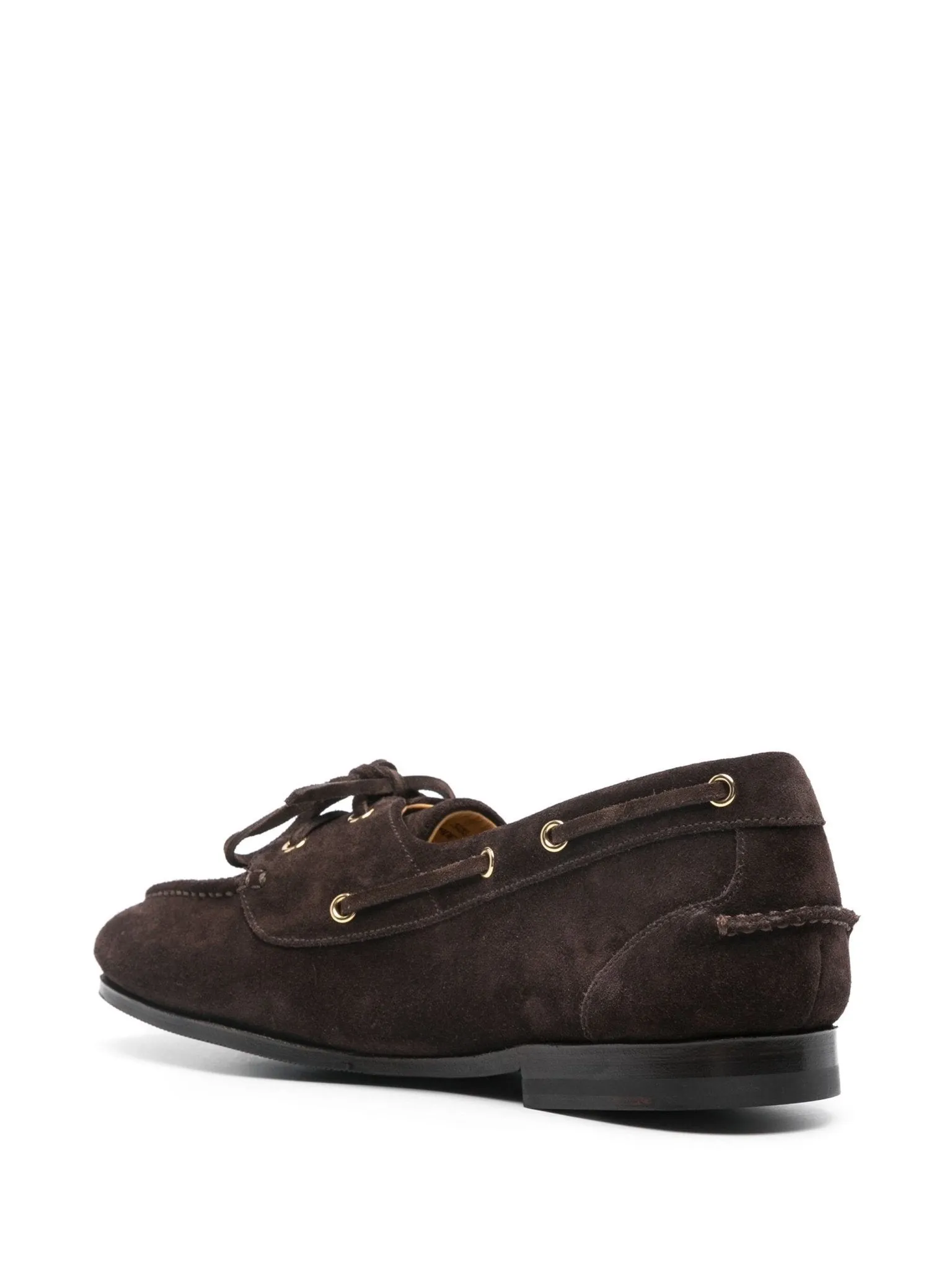 Pathy suede derby shoes