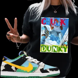 "Mirrored Chunky Dunk" T-shirt to Match Ben Jerry ice Cream Chunky Dunks