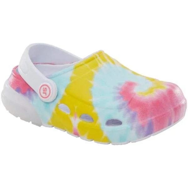 Stride Rite Kids Bray Girls Light-up Water Friendly Clog Sandals (Machine Washable)